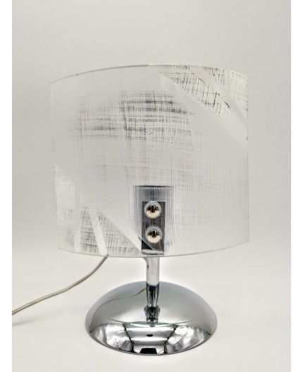 Lampade da comodino design vetro moderno bianco 